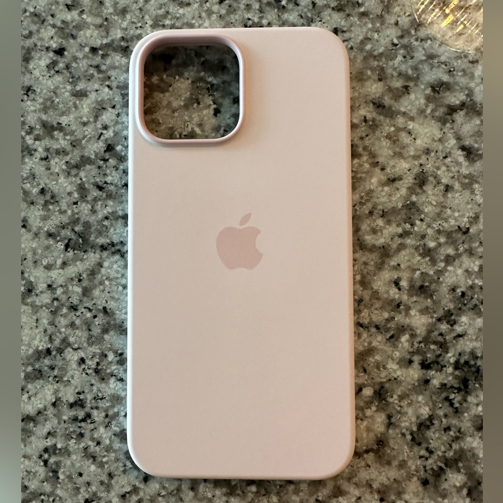 iPhone 13 Pro Max Apple Silicone MagSafe Case- Pink Sands